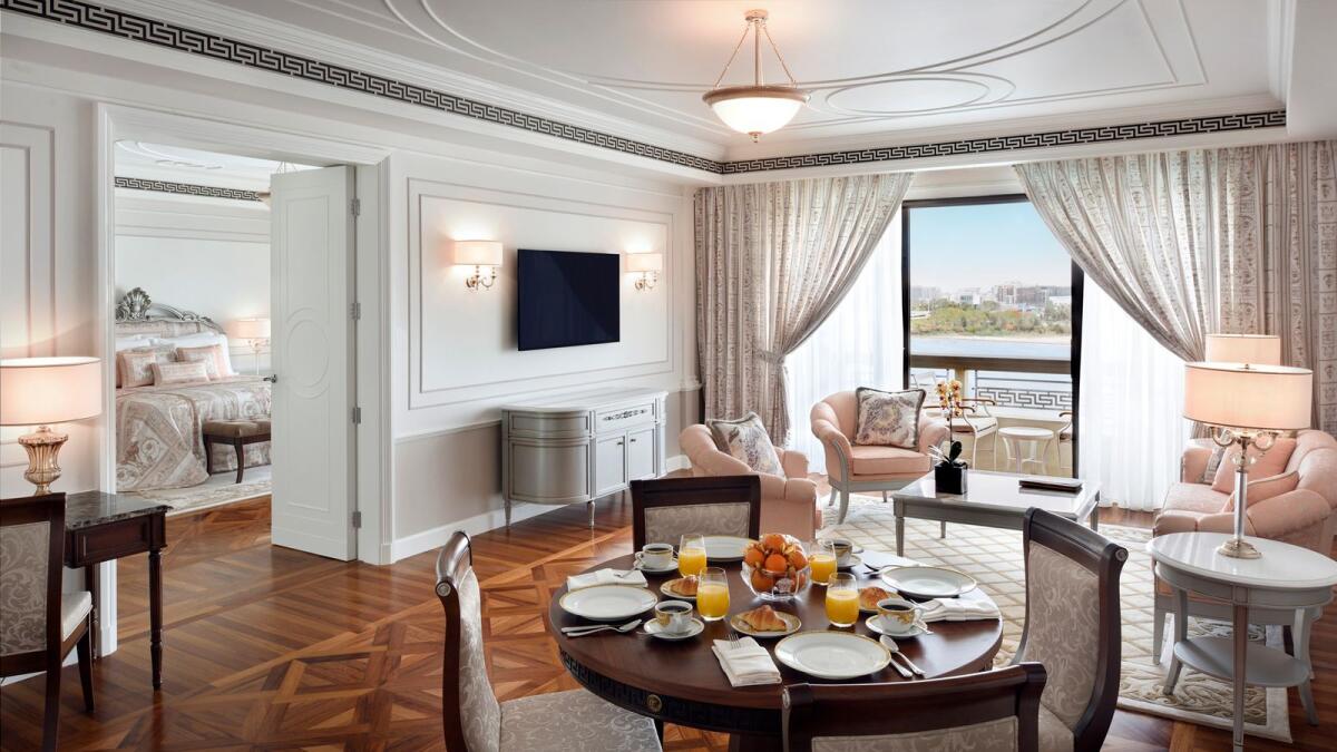 Where to stay:  This is one of Dubai’s most fashionable urban retreats and it wants you this long weekend. Check in to your very own Versace-designed room or suite at the Palazzo Versace and sit down to a daily breakfast buffet at Giardino for two adults and one child and lunch or dinner included in the price starting from Dh1190 per night.
