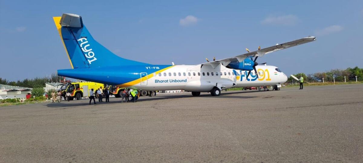 Fly91 aircraft. Photo: AAI Official