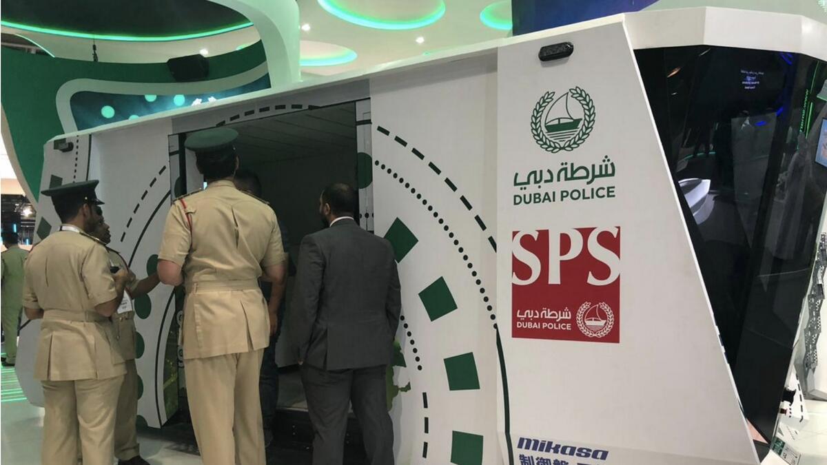 Dubai Police display autonomous police station at Gitex