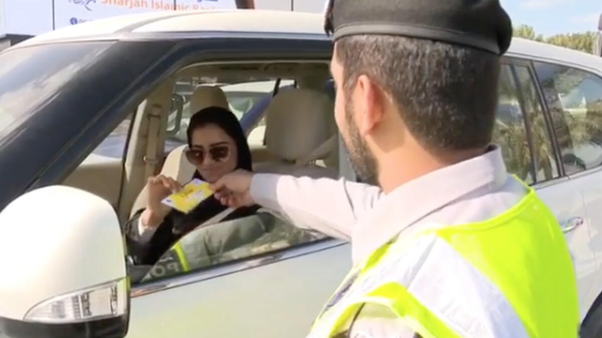 Did you get a yellow card while driving on UAE roads? 
