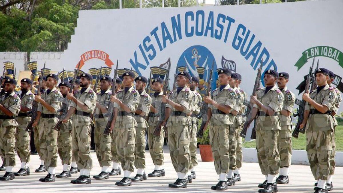 Bomb kills 2 coast guards in southwest Pakistan