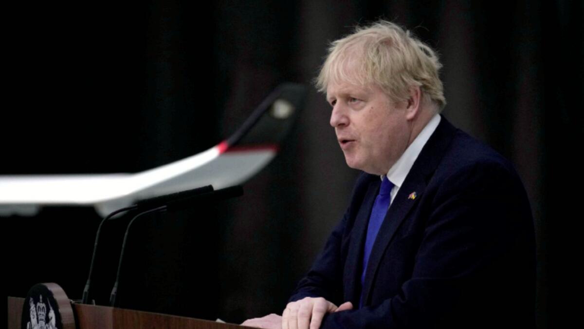 Boris Johnson. — Reuters