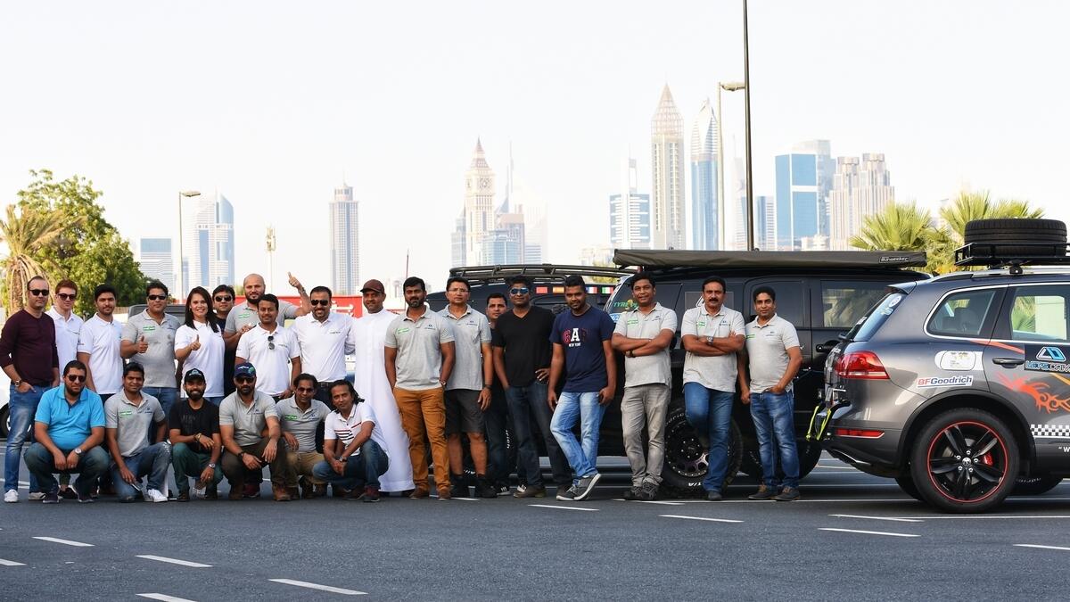 Group drives 10,000km across three continents, visits UAE