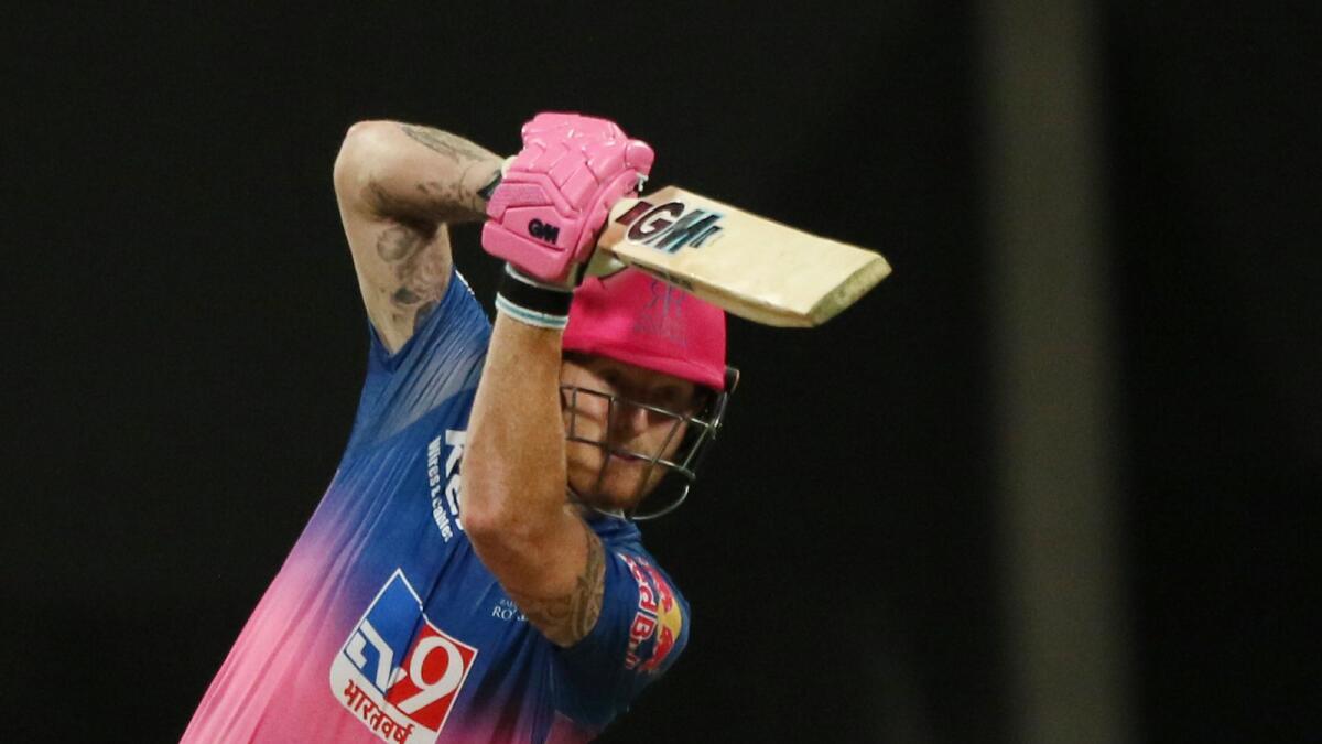 Ben Stokes of Rajasthan Royals plays a shot during the match against Mumbai Indians. (IPL)