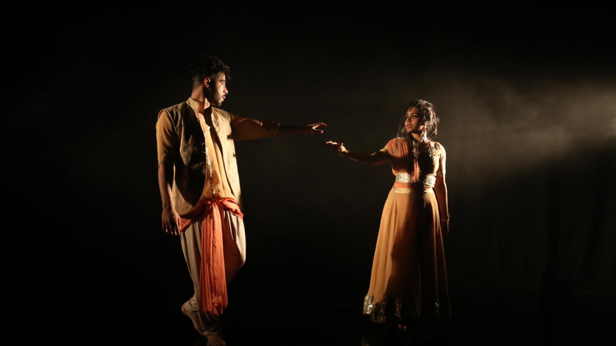 Avega Dance Creation’s Raas tells six love stories through the dance-theatre performance. The Dubai-based group will present its first big stage show on March 30 and 31. — Supplied photos