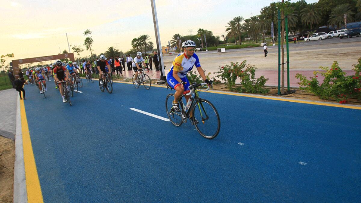 Dubai has built tracks, all you need is a cycle