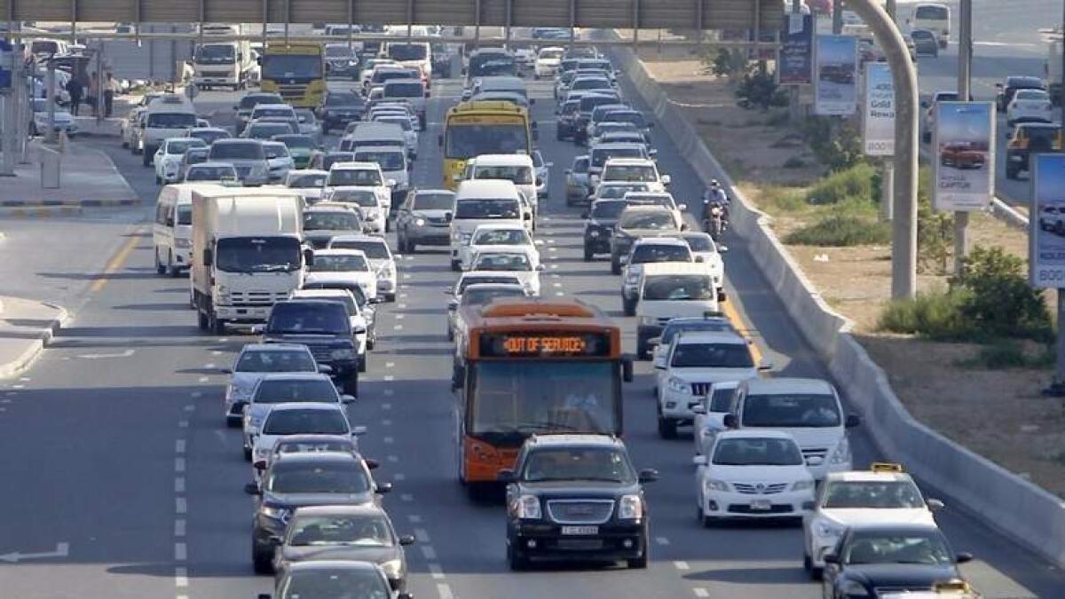 Traffic update: Morning rush hour traffic on Sharjah, Dubai roads 