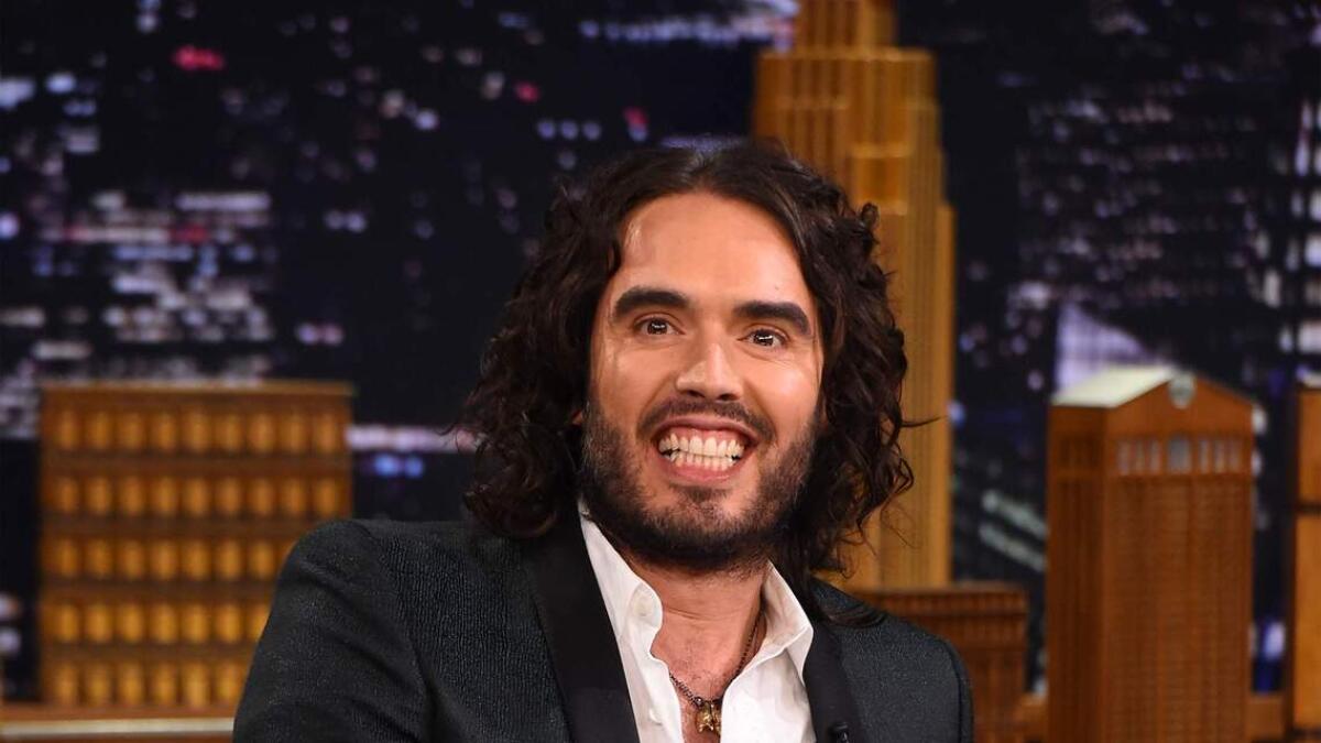 Russell Brand takes a break
