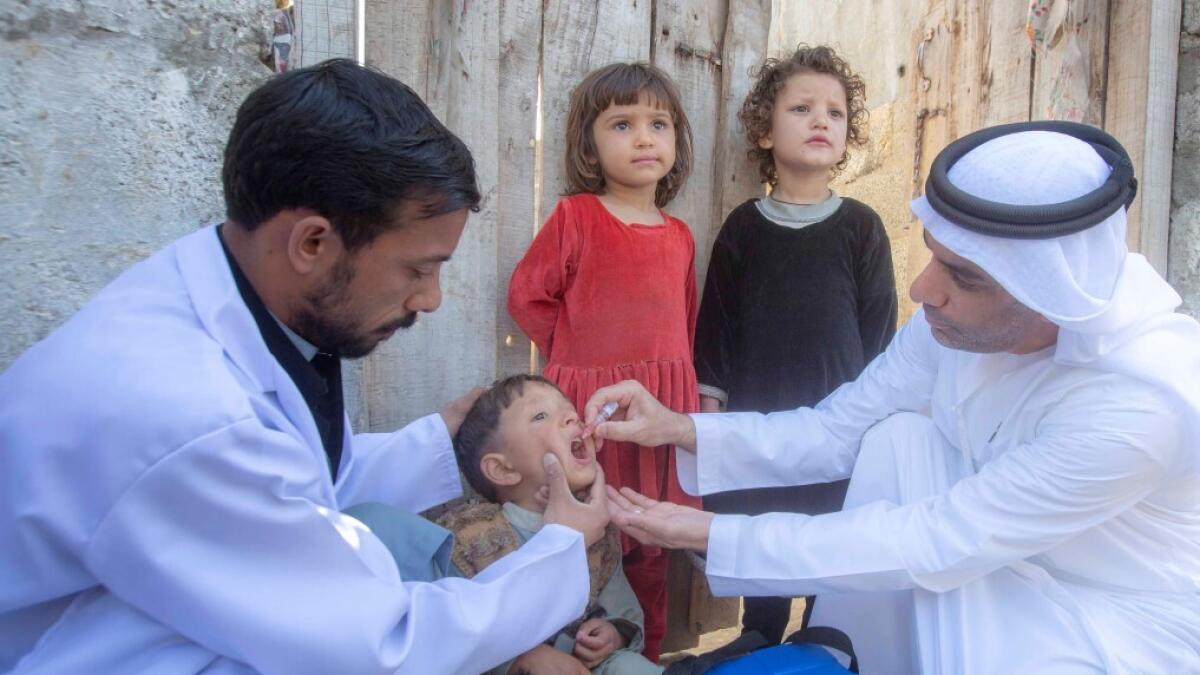 UAE delivers over 407 million drops of polio vaccine to Pakistan