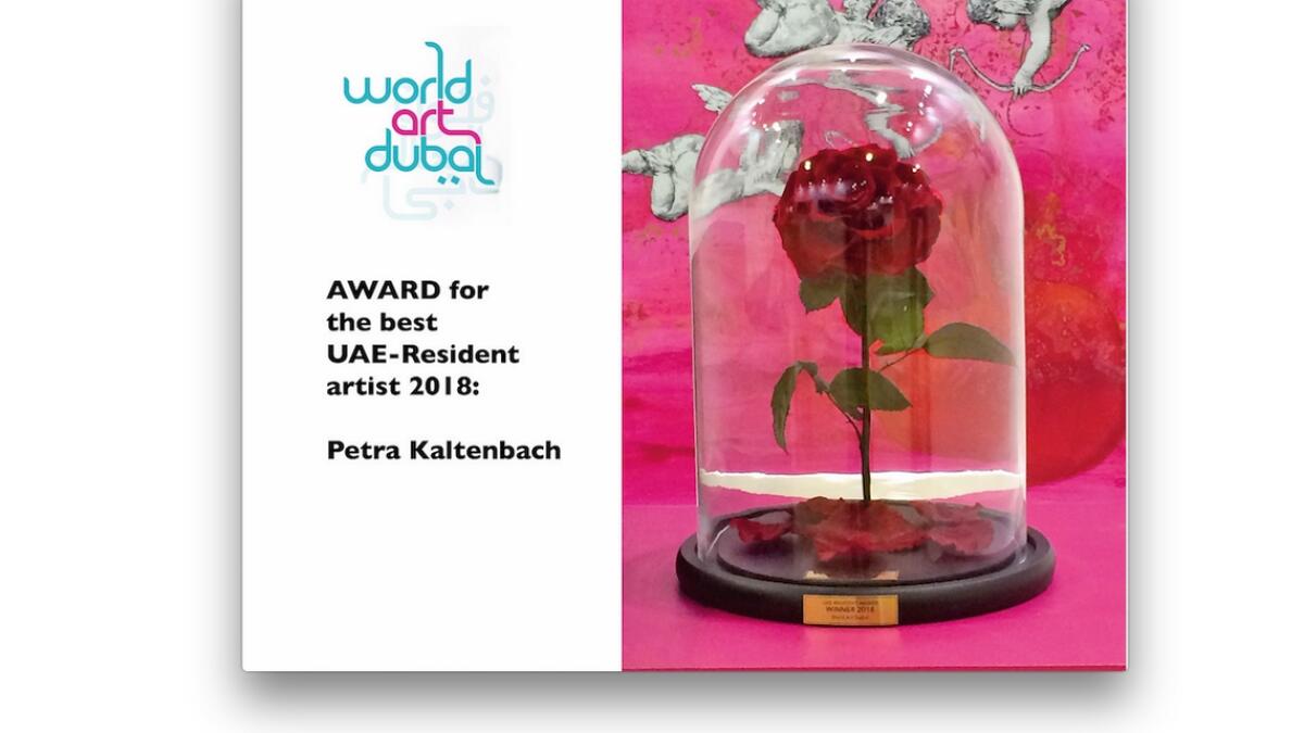 In April, World Art Dubai awarded Kaltenbach as ‘The best UAE Resident Artist of 2018’