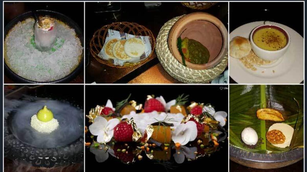 Some of the delicacies served at Carnival by Tresind