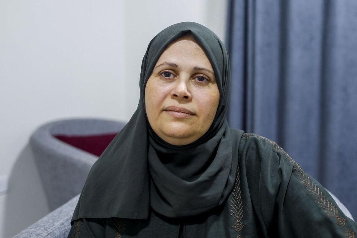 Palestinian woman Najwa Abu Hamada, whose IVF embryos were stored at Al Basma IVF Centre. — Reuters
