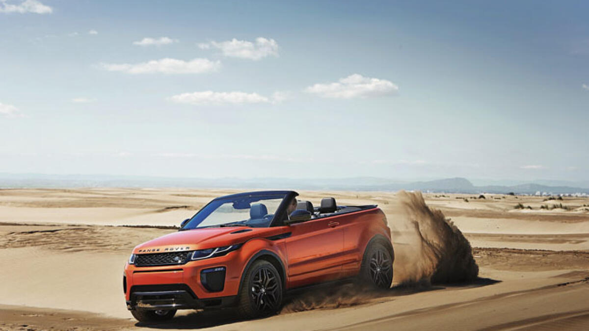 Range Rover Evoque: Open-top off-roader
