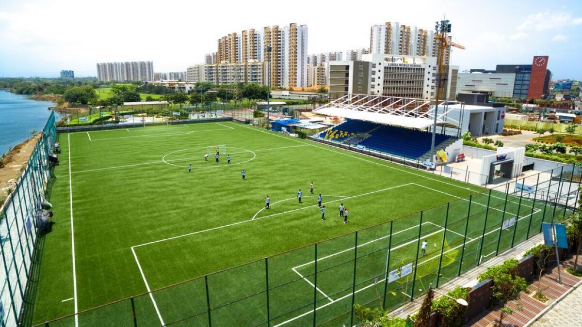 Palava City on the outskirts of Mumbai has a Fifa-approved football stadium that runs an Arsenal Football Academy.
