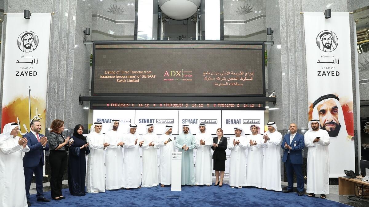 Senaat lists $300 million sukuk on Abu Dhabi stock market