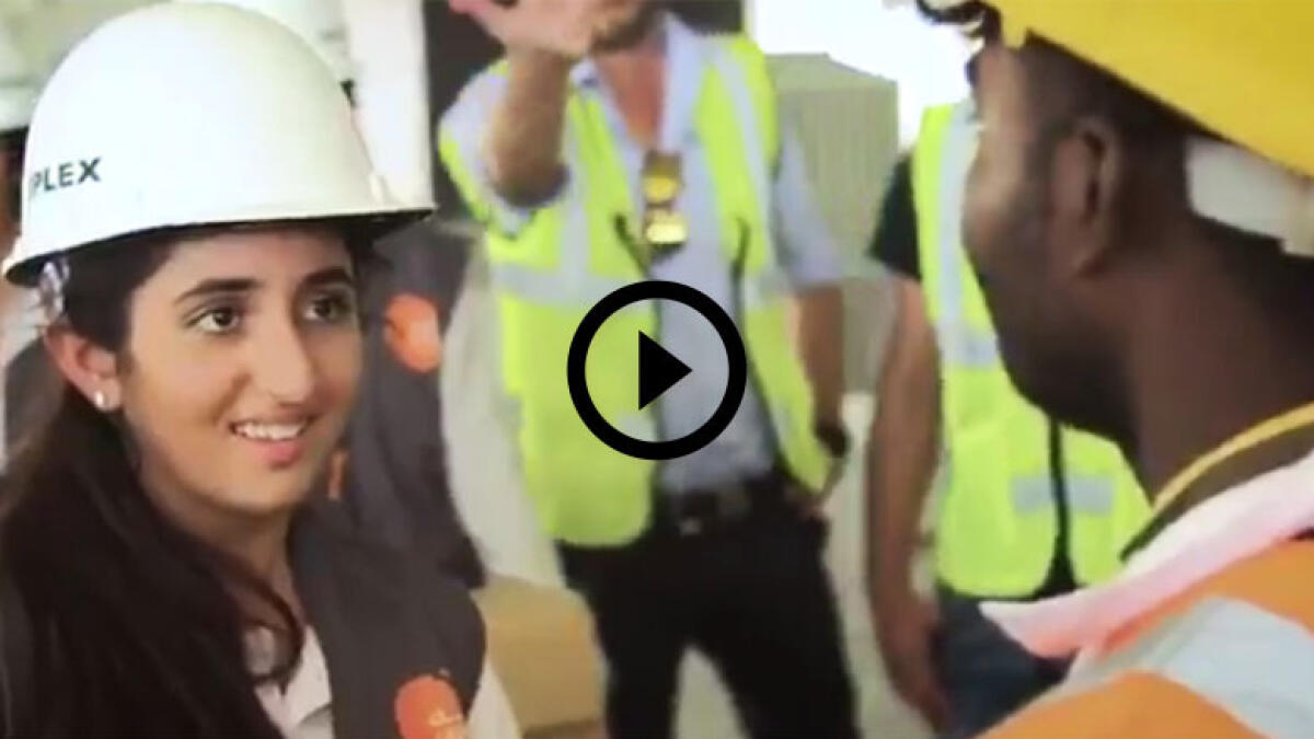 Watch: Shaikh Mohammeds daughter distributes food among Dubai workers