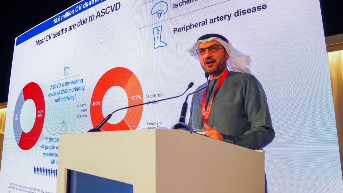 Professor Dr Abdulla Shehab, Consultant in Interventional Cardiology , Chief Editor of Emirates Medical Journal and Vice President  of Emirates Cardiac Society.. — Supplied photos