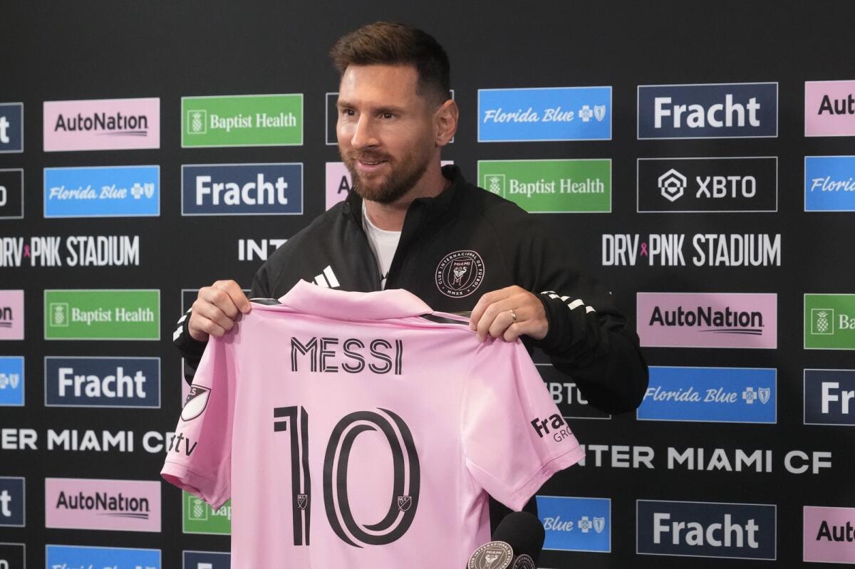 Messi has revelled in the No 10 shirt awarded to star players. - AP
