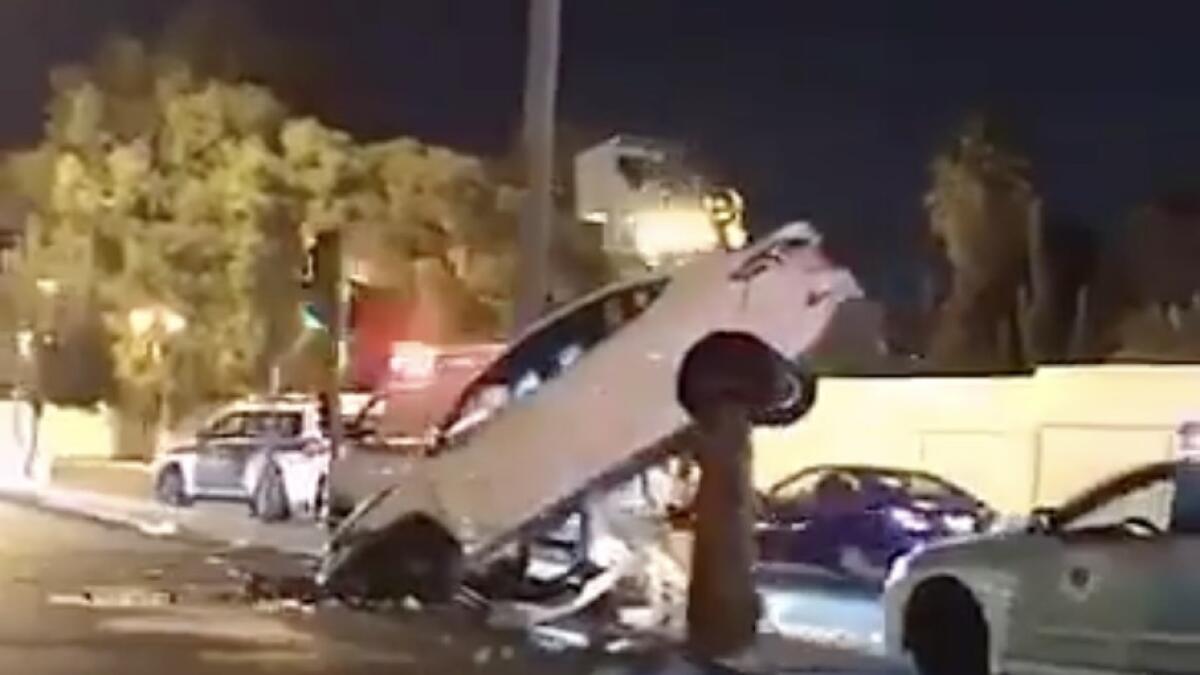 Video: Saudi Police deny woman driver behind horrific car crash  