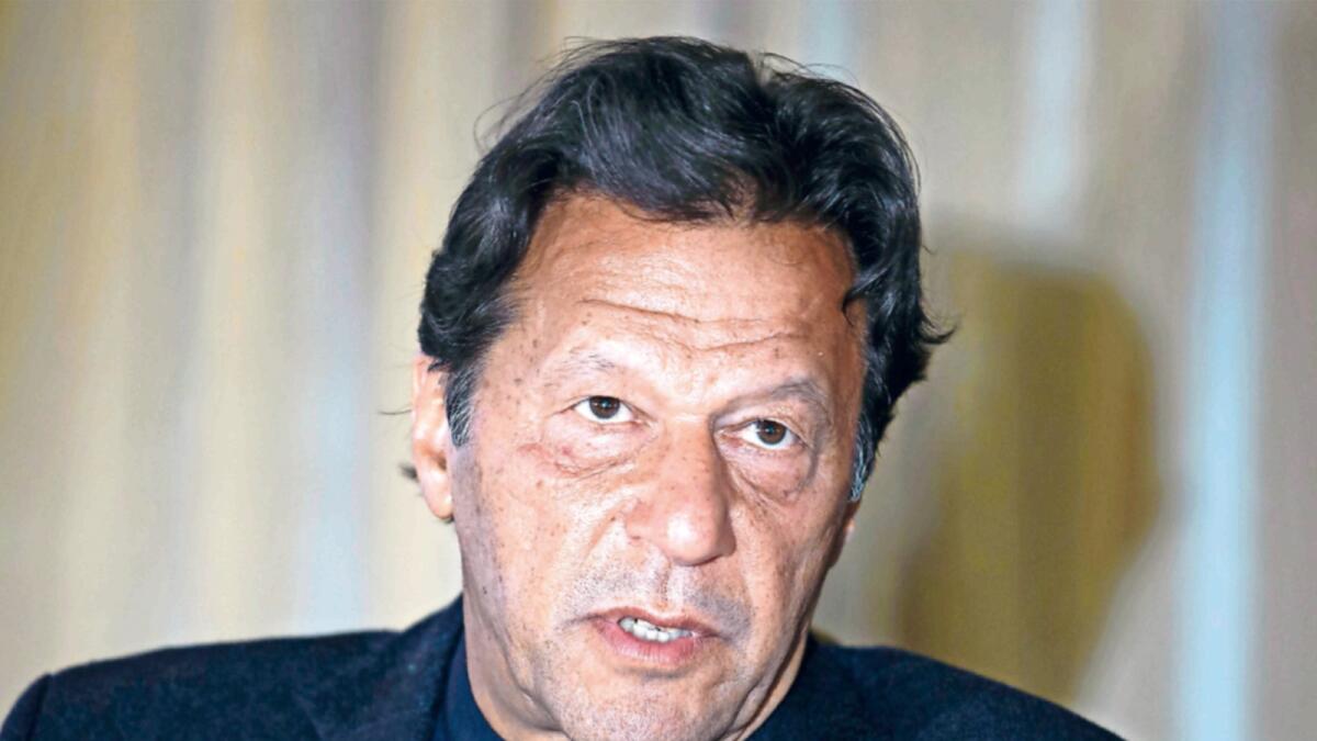 Imran Khan. — AP file