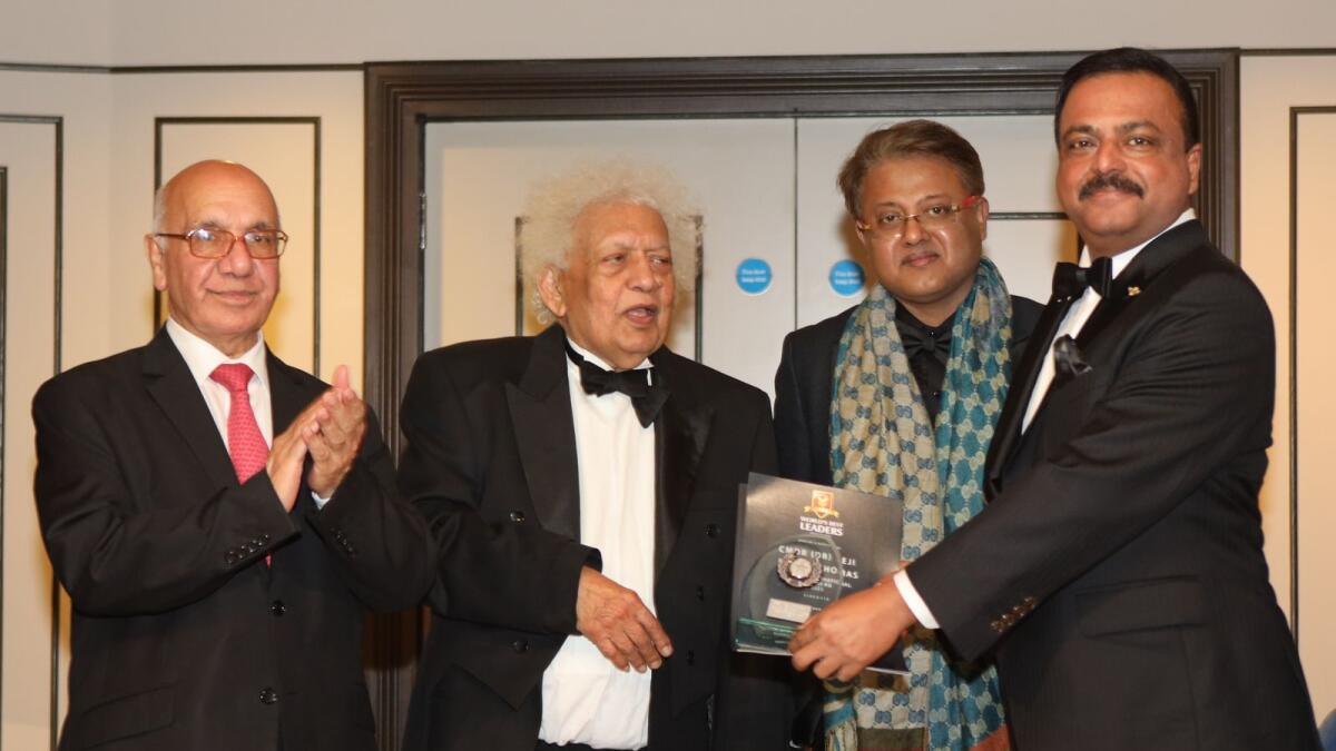 World’s Best &amp; Emerging Leader Award presented by Baron Meghnad Desai, distinguished dignitaries and MPs — House of Lords UK.