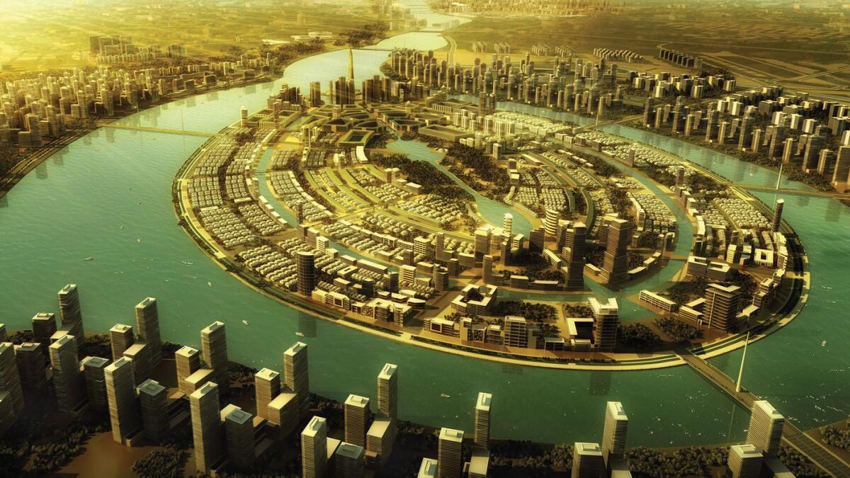 Ravi Urban Development Authority will collaborate with Dubai Sustainable City to develop a similar infrastructure at Ruda for sustainability. -- An artist impression