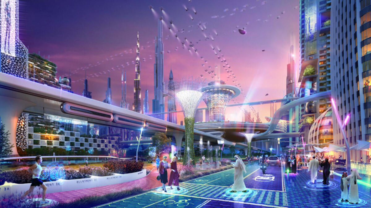 Dubai will look straight out of a sci-fi movie in 50 years