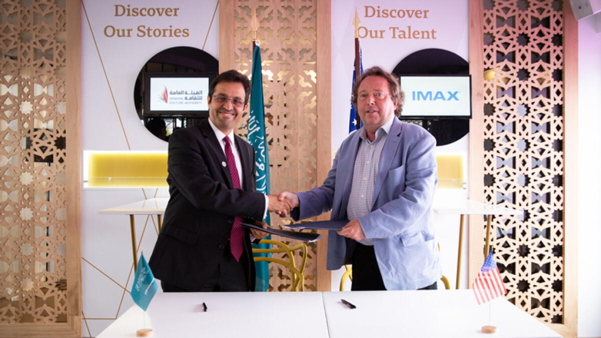 Saudi signs agreement to develop Arabic IMAX films