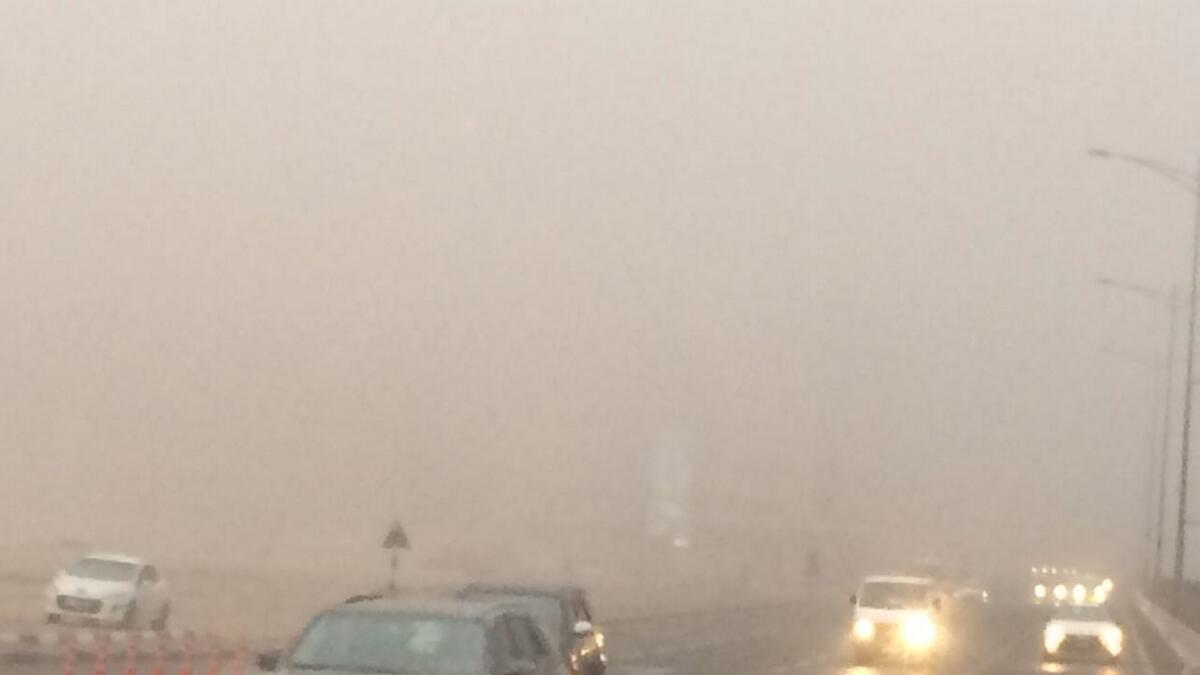 fog, poor, visibility, uae, weather, national center of meteorology, warning