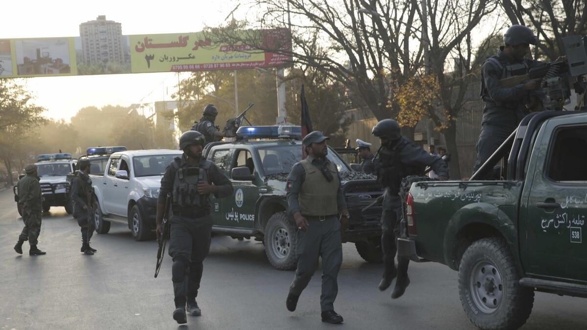 22 policemen, 45 militants killed in Afghan attack