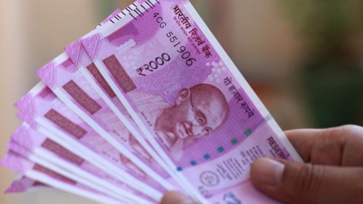 Indian rupee, dollar, dirham