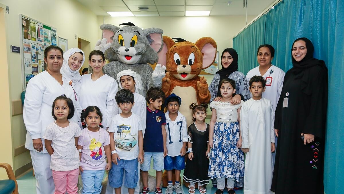 Tom and Jerry visits kids in Abu Dhabi 