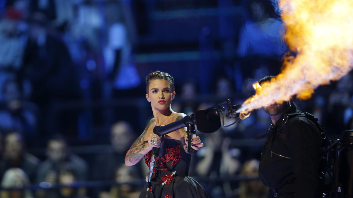 Ed Sheeran, Ruby Rose lead the night as Bieber reigns on high at MTV EMAs