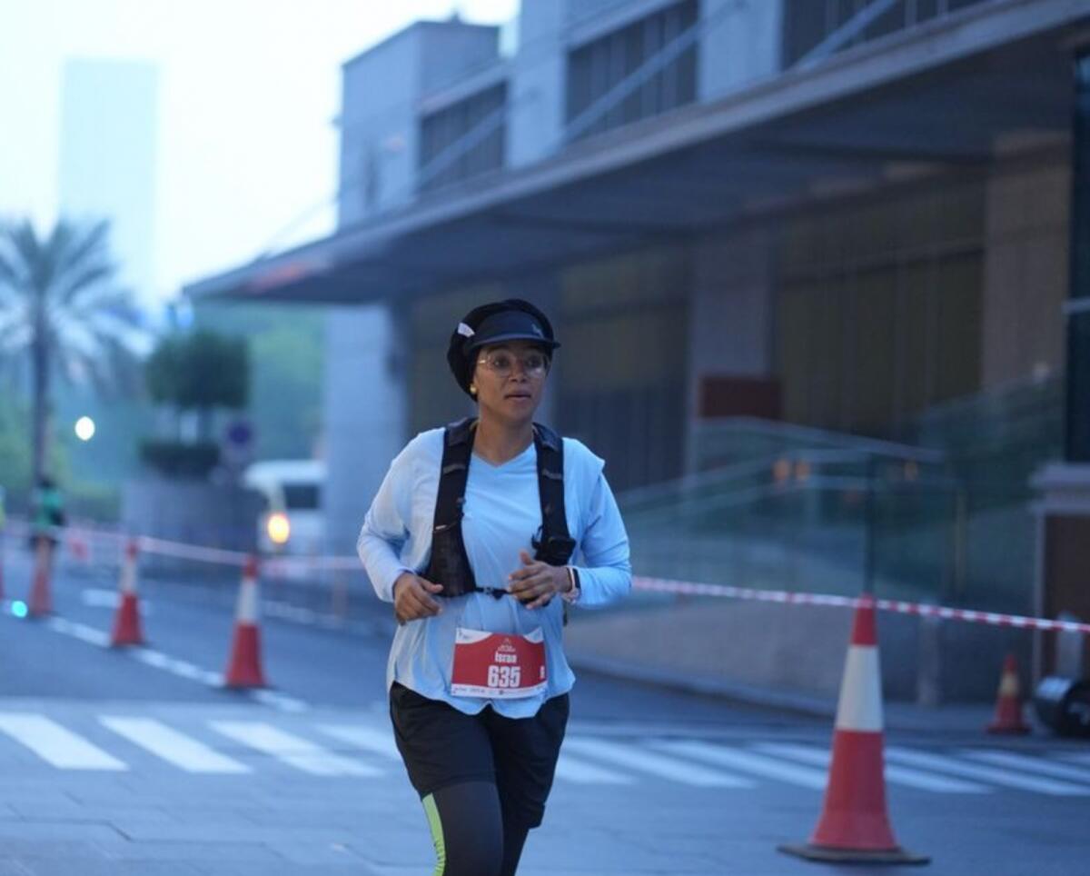 Israa Sharaf has done marathons in Dubai, Ras Khaimah and Beirut. — Supplied photos