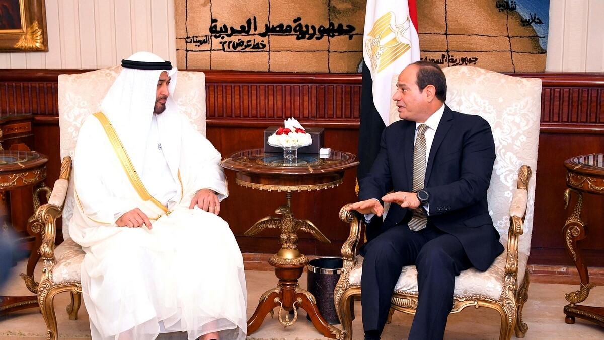 UAE, Egypt pledge to fight meddling in Arab region