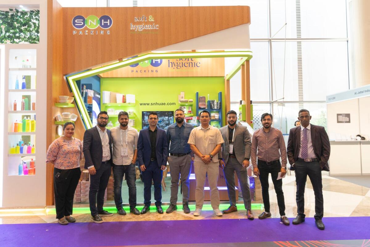 The team of Soft and Hygienic Paper Manufacturing (SNH Packing) at Gulfood Manufacturing 2023. — Supplied photo