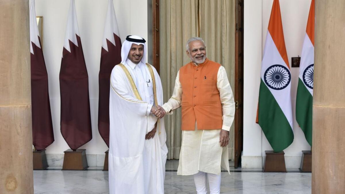 India, Qatar ink pacts on visas, cyberspace