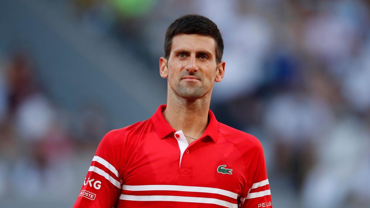 World number one Novak Djokovic. (Reuters)