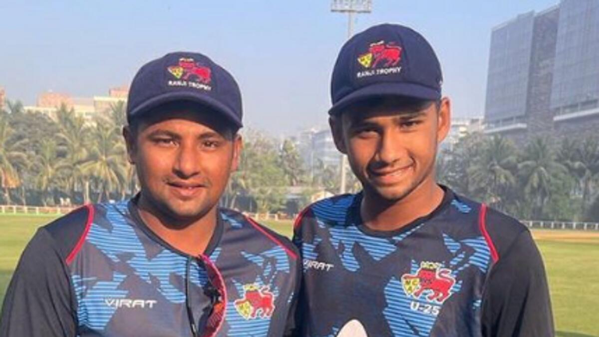 Sarfaraz posted this message on his instagram account saying, 'Proud moment for the Khan Family &amp; it was a privilege for me to provide debut cap to Musheer.' - Instagram