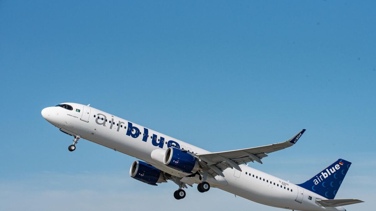 Airblue’s A321neo, on lease from GE Capital Aviation Services, is equipped with CFM International’s LEAP-1A engines. — Supplied photo