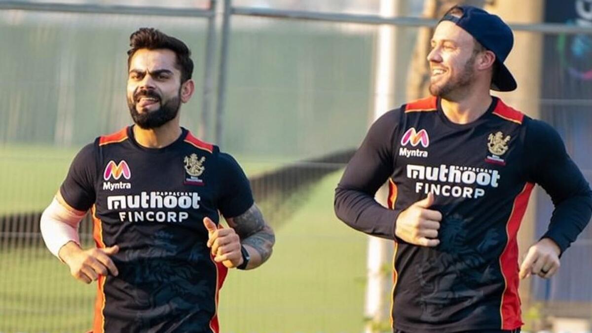 Virat Kohli and AB de Villiers hope to be successful this time. — Twitter