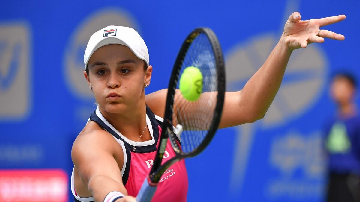Barty in party mood after epic Wuhan win