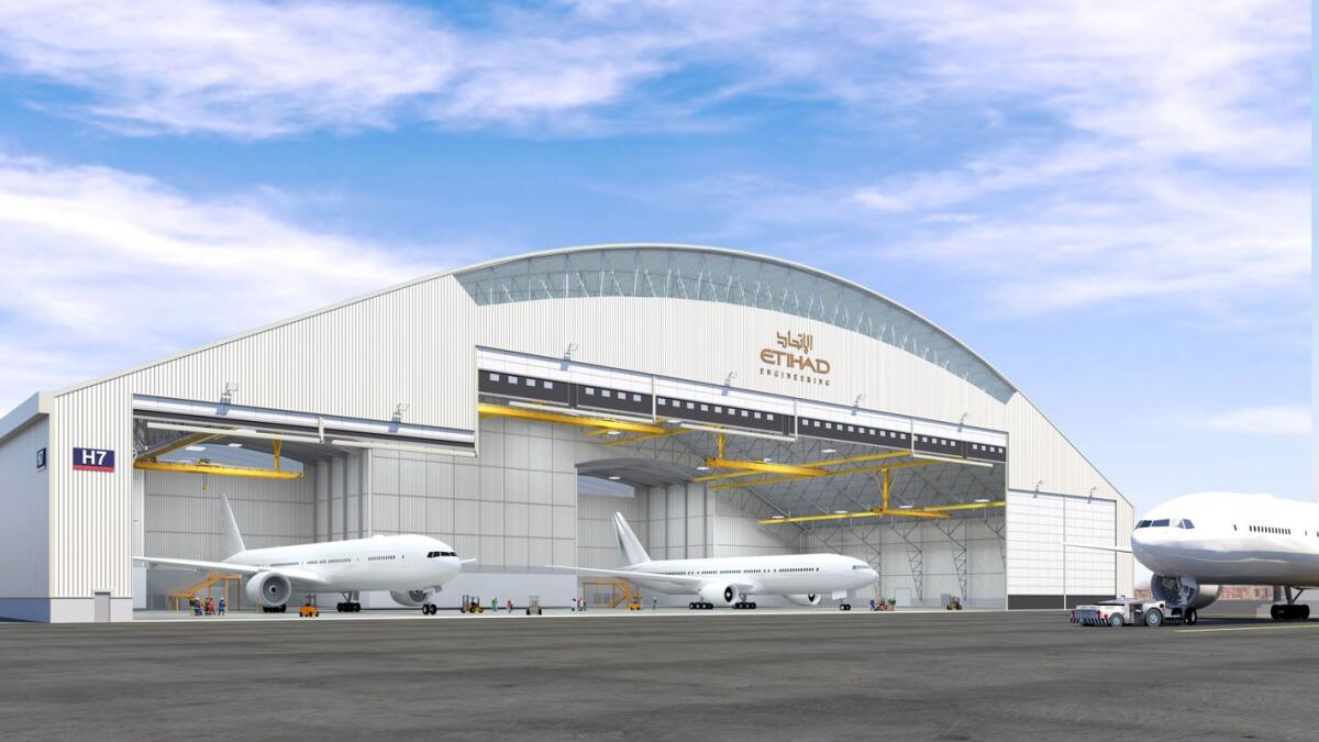 Etihad Airways Engineering has expanded its total site area by adding 50,000 sqm of incremental space to its facility.