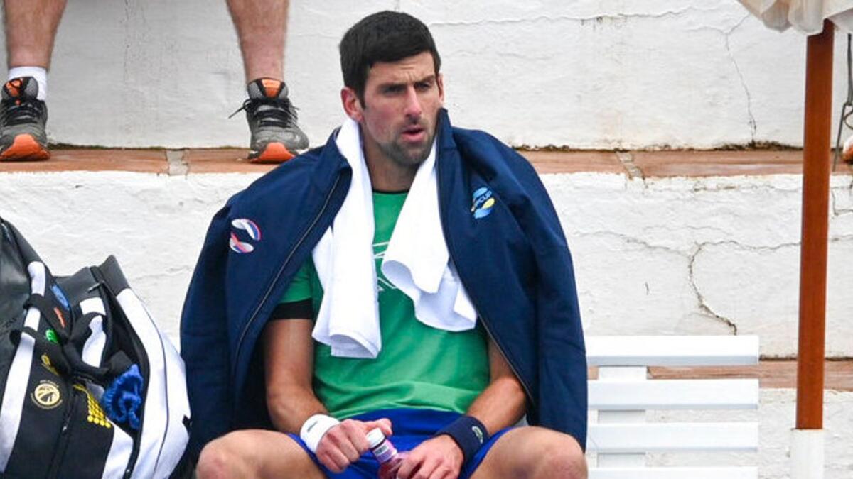 Serbian tennis superstar Novak Djokovic. (AP)
