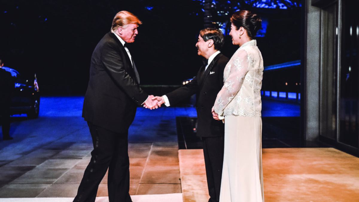 Trump meets Japans new emperor