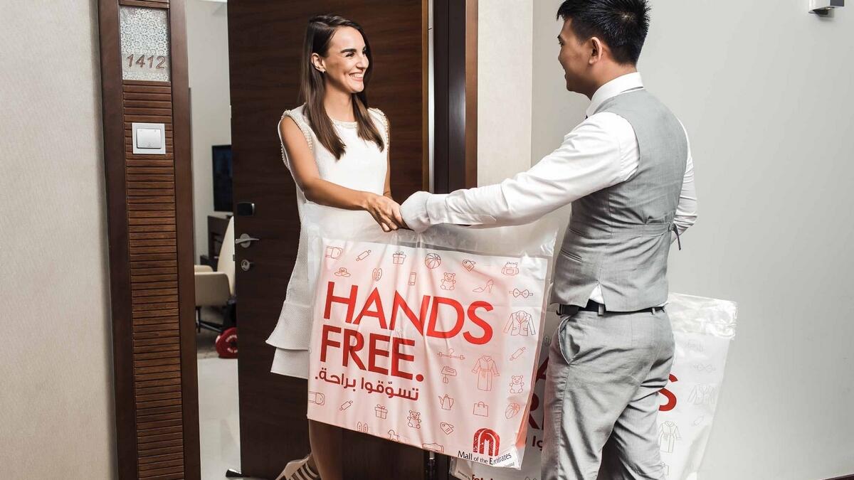 Shop hands-free in Dubai - literally!