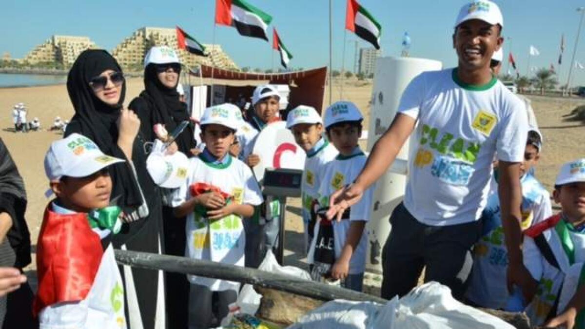 Clean up UAE campaign reaches city of Ras Al Khaimah