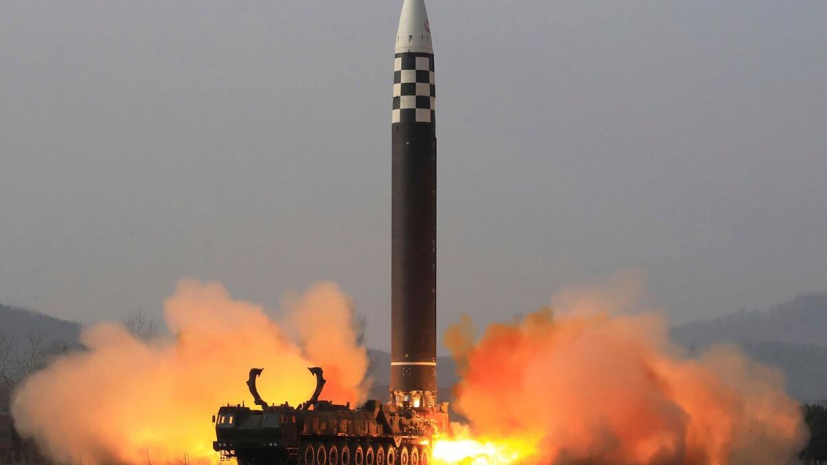 North Korea launches ICBM (Photos: AP)