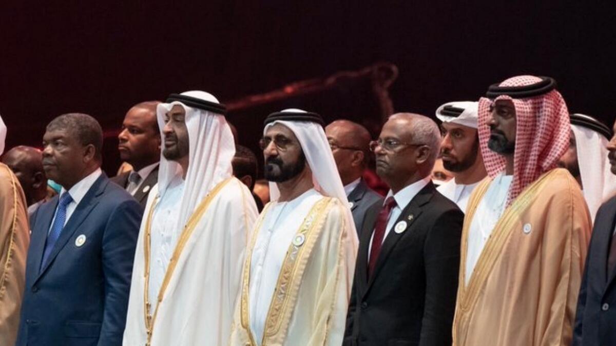 UAE leaders attend Abu Dhabi Sustainability Week