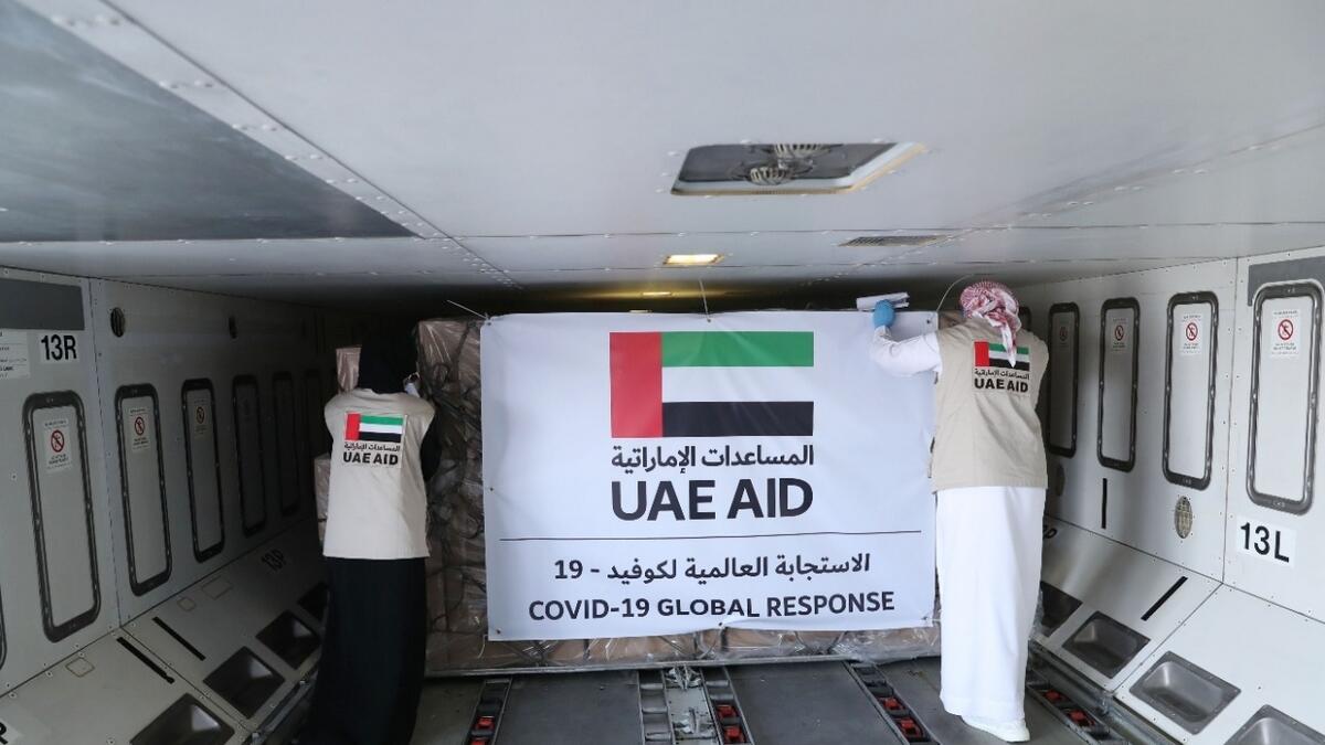 Combating coronavirus, UAE delivers, urgent, medical supplies, Palestine 